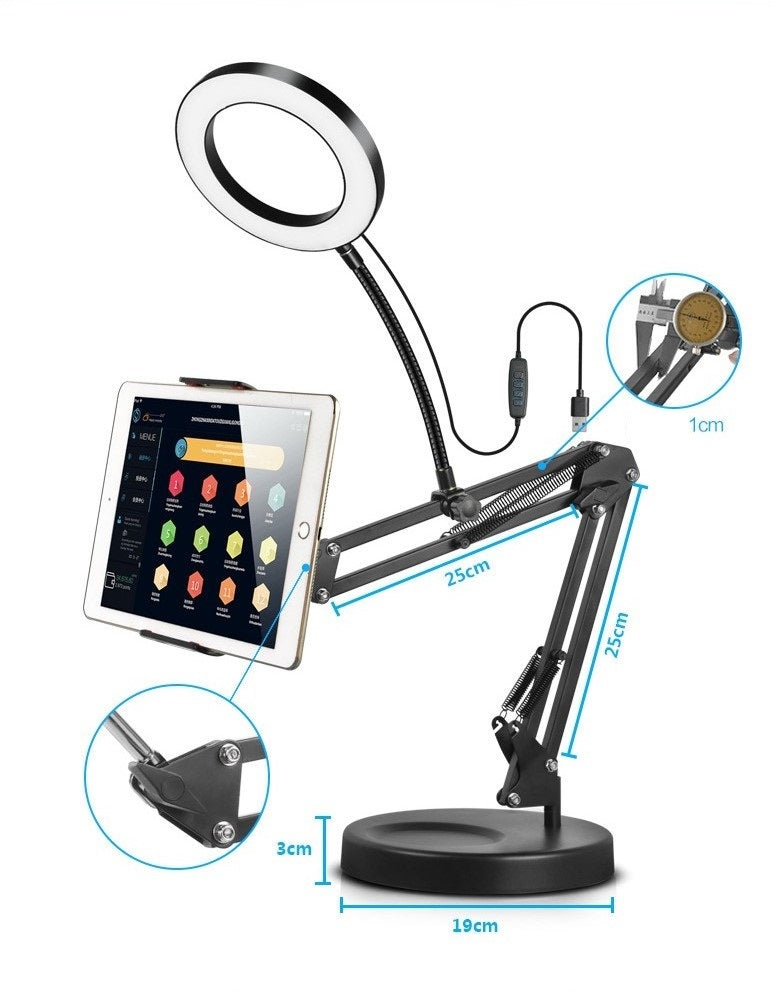 Professional Live Streaming Stand with Multi-Function Lights